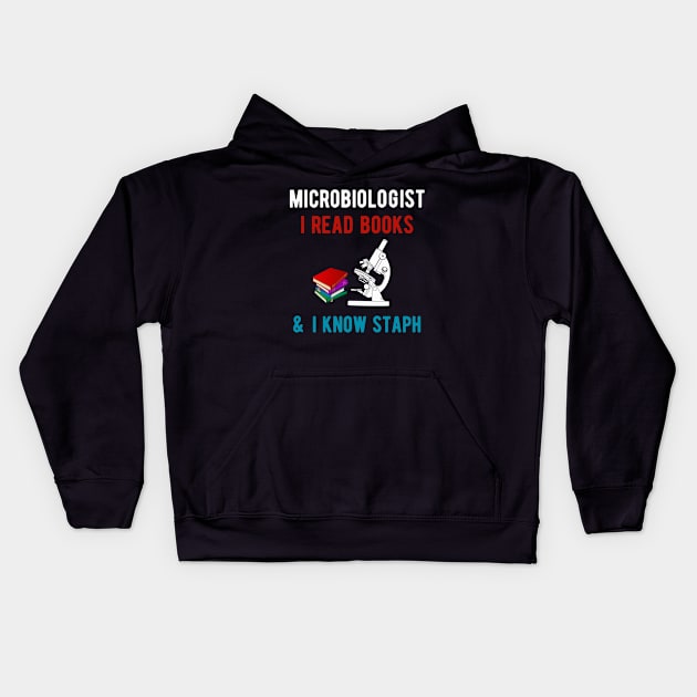 I read books and know staph Kids Hoodie by Jam3x